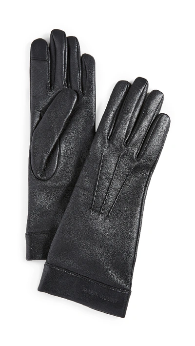 Shop Isabel Marant Dalki Gloves In Black