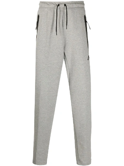 Shop Nike Swoosh Logo Track Trousers In Grey