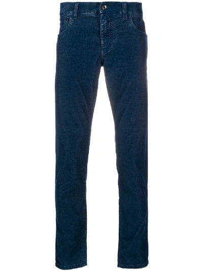 Shop Dolce & Gabbana Skinny Fit Stretch-denim Jeans In Blue