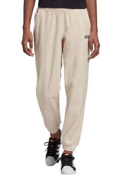 Shop Adidas Originals R.y.v. French Terry Jogger Sweatpants In Linen