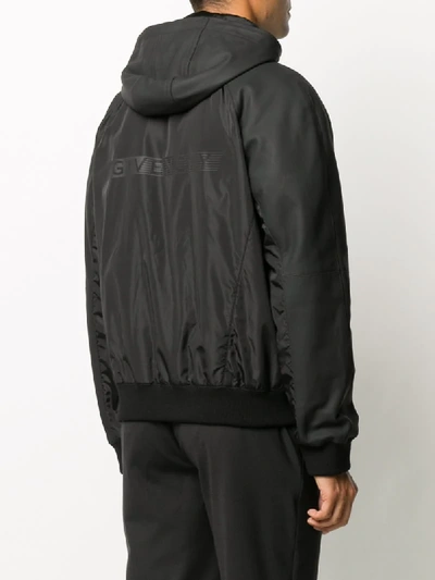 Shop Givenchy Zip-up Hooded Jacket In Black