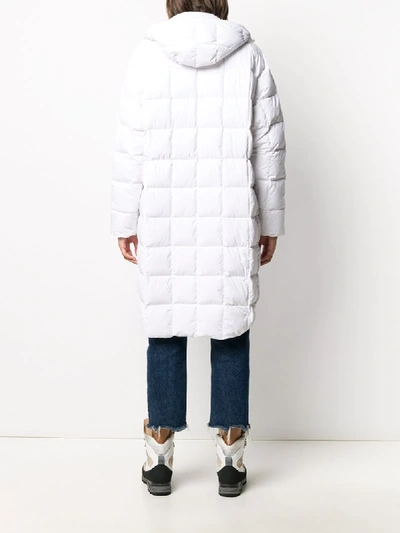 Shop Ienki Ienki Hooded Puffer Coat In White