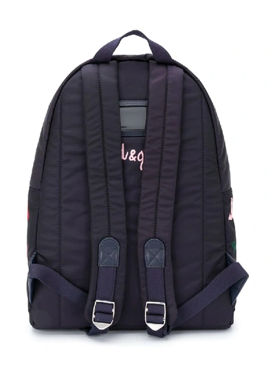 Shop Dolce & Gabbana D&g-print Backpack In Blue