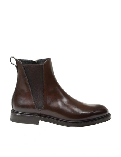 Shop Dolce & Gabbana Beatles Boots In Dark Brown In T.moro