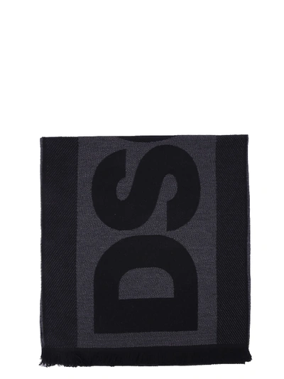 Shop Dsquared2 Scarf With Logo In Nero