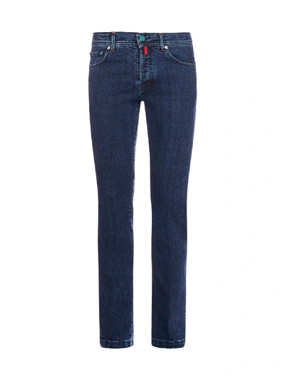 Shop Kiton Slim-fit Jeans In Blu