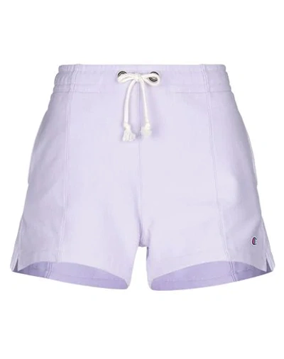 Shop Champion Shorts & Bermuda In Lilac