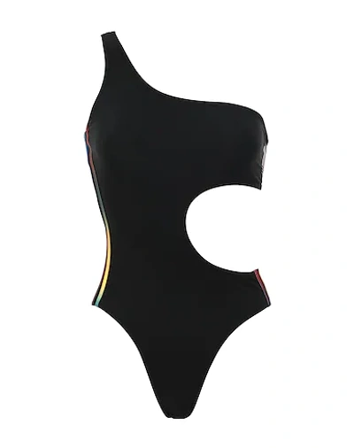 Shop Adidas Originals Swimsuit Woman One-piece Swimsuit Black Size 00 Recycled Polyamide, Elastane