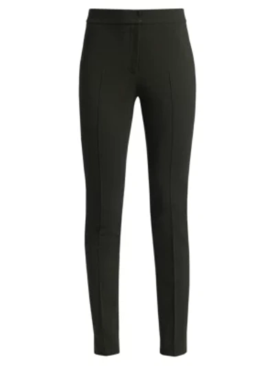 Shop Akris Punto Mara Stretch Jersey Pants In Bamboo