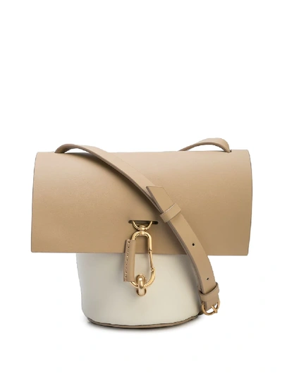 Shop Zac Zac Posen Mini Belay Crossbody Bag In Neutrals