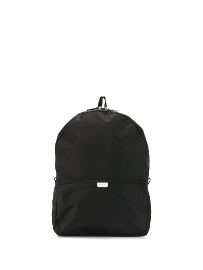 Shop Agnès B. Logo-patch Backpack In Black