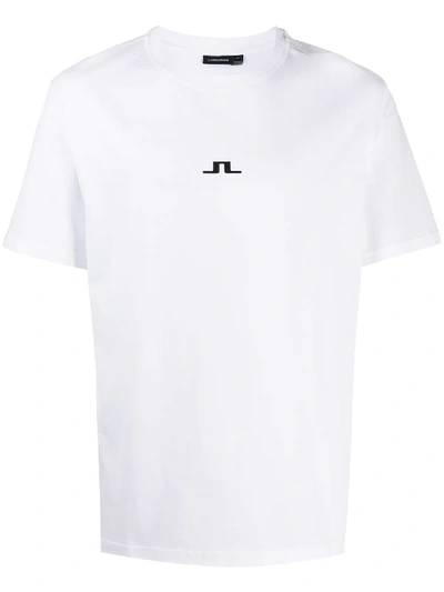 Shop J. Lindeberg Logo Print T-shirt In White