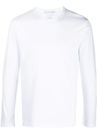 Shop Comme Des Garçons Shirt Rear Logo T-shirt In White