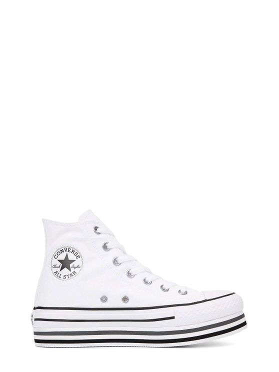 converse platform high white