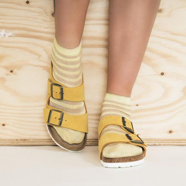 yellow birkenstocks arizona