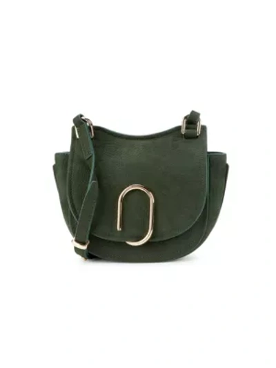 Shop 3.1 Phillip Lim / フィリップ リム Women's Mini Alix Leather Saddle Bag In Moss