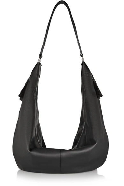 Shop The Row The Sling Leather Shoulder Bag In Black