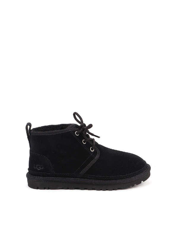 black lace up uggs