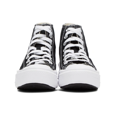Shop Converse Black Chuck Taylor All Star Move Sneakers In Black/natur