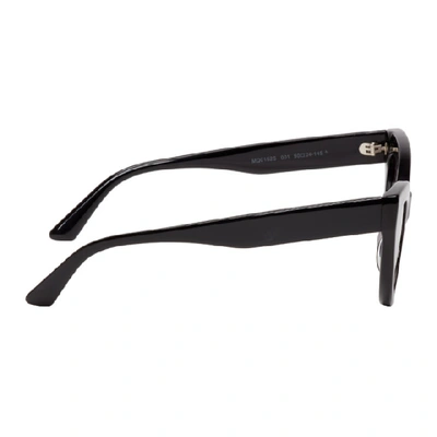 Shop Mcq By Alexander Mcqueen Mcq Alexander Mcqueen Black Mcq Swallow Cult Cat-eye Sunglasses In 001 Black