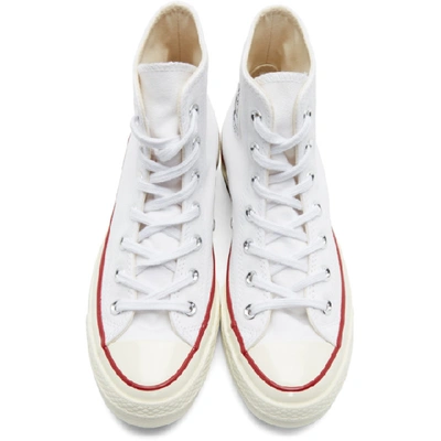 Shop Converse White Chuck 70 High Sneakers In Wht/gar/egr