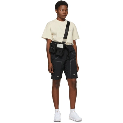 Shop A-cold-wall* Black Welded Track Shorts