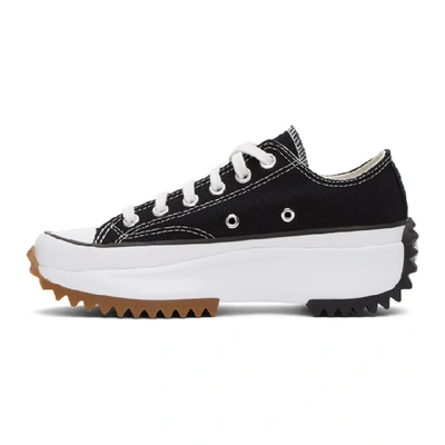 Shop Converse Black Run Star Hike Sneakers In Blk/wht/gum