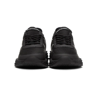 Shop Giuseppe Zanotti Black Ulan Urchin Sneakers In Nero