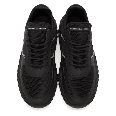 Shop Giuseppe Zanotti Black Ulan Urchin Sneakers In Nero