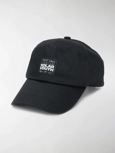 Shop Raf Simons Solar Youth Baseball Hat In Black