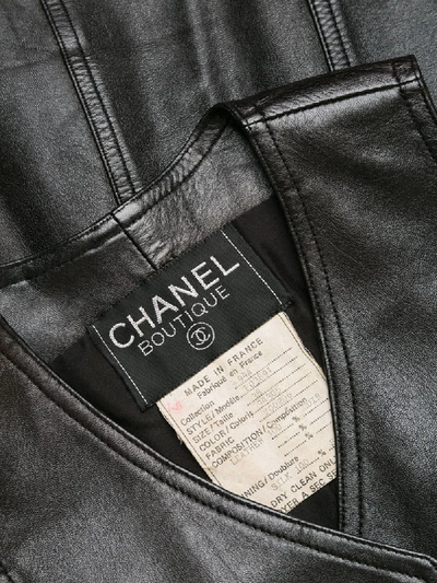 Pre-owned Chanel Cc Buttons Single-breasted Vest In Black