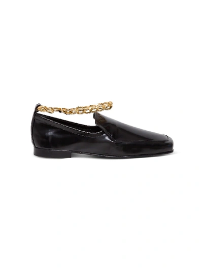 Shop By Far Loafer With Chain In Black