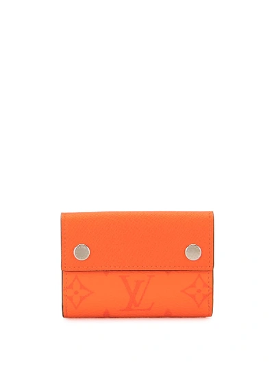 Pre-owned Louis Vuitton 2020  Discovery Compact Wallet In Orange