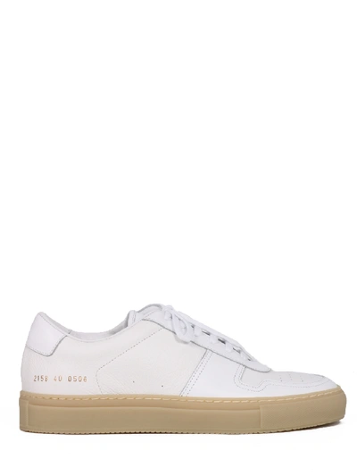 Shop Common Projects Leather Sneakers White