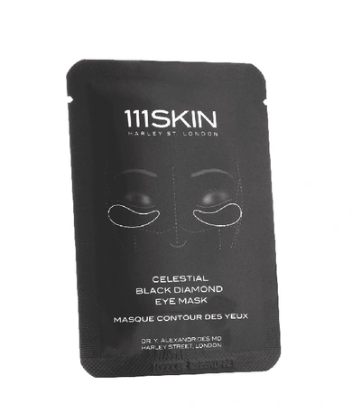 Shop 111skin Celestial Black Diamond Eye Mask Box In N/a