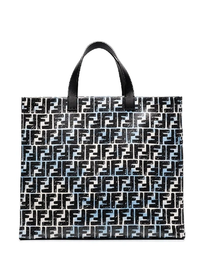 Shop Fendi House Logo Tote Bag