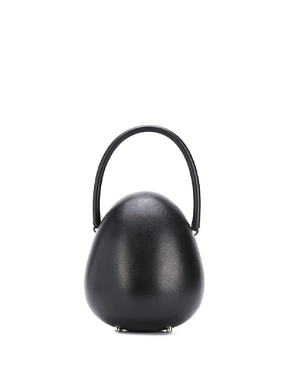 Shop Simone Rocha Egg Tote Bag In Black