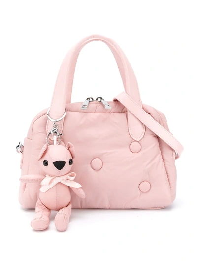 Shop Monnalisa Quilted Shoulder Bag In Pink