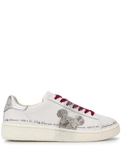 Shop Moa Master Of Arts Logo Patch Trainers In White