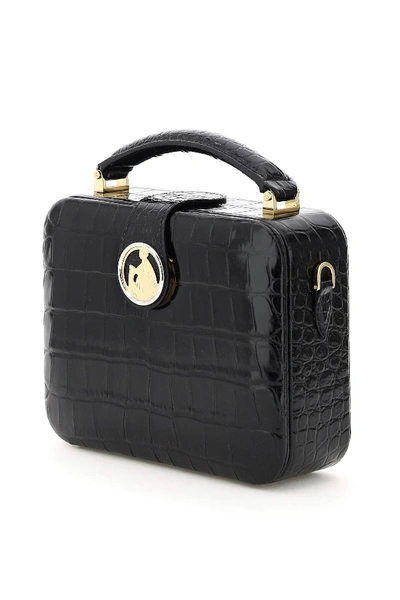 Shop Lanvin Bento Box Minaudiere Bag In Black