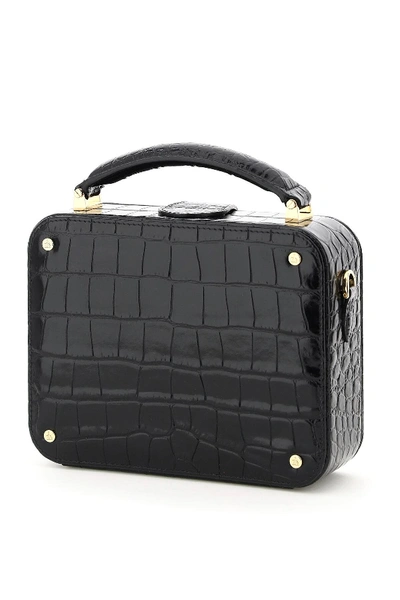 Shop Lanvin Bento Box Minaudiere Bag In Black