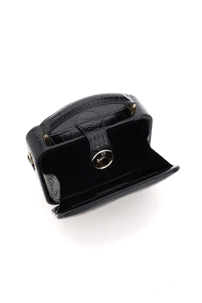 Shop Lanvin Bento Box Minaudiere Bag In Black