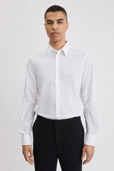 Shop Filippa K James Stretch Shirt In White