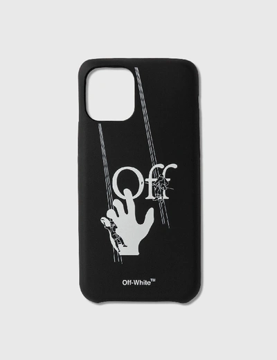 Shop Off-white Hand Paint Iphone 11 Pro Case In Black