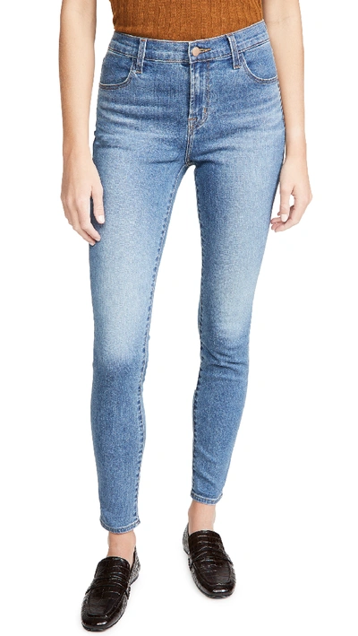 Shop J Brand Maria High Rise Skinny Jeans In Uncharted