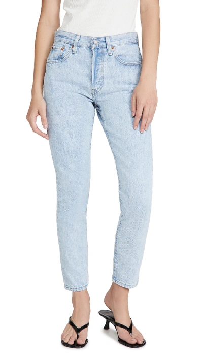 Shop Levi's 501 Skinny Jeans In Thunder And Lightning