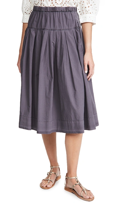Shop Alex Mill Paper Cotton Skirt In Graphite