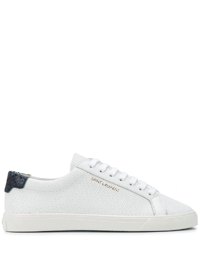 Shop Saint Laurent Andy Low-top Sneakers In White