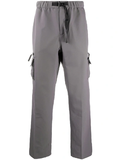 Shop Carhartt Elmwood Straight Trousers In Grey