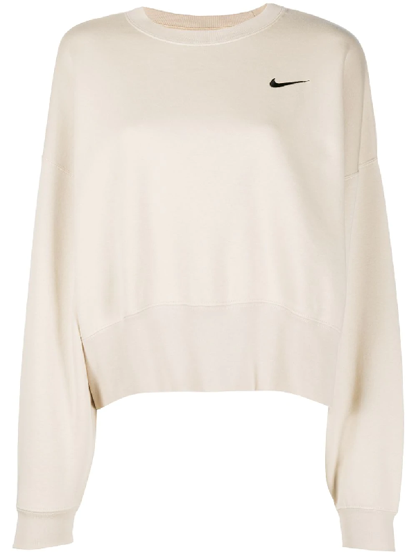 nike swoosh beige